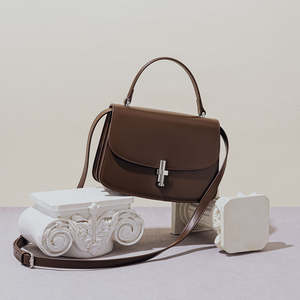 Bolso de Mano de Diseño Retro Personalizado para Damas, Bolso Bandolera, Bolso de Cuero Genuino - Product Image 2