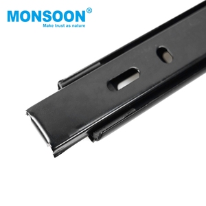 Riel Telescópico <span class=keywords><strong>de</strong></span> Montaje Lateral <span class=keywords><strong>para</strong></span> Herrajes, Guía <span class=keywords><strong>de</strong></span> Deslizamiento <span class=keywords><strong>para</strong></span> <span class=keywords><strong>Cajones</strong></span> con Rodamiento <span class=keywords><strong>de</strong></span> Bolas <span class=keywords><strong>de</strong></span> 17 mm y 3/4 <span class=keywords><strong>para</strong></span> Cocina y Dormitorio <span class=keywords><strong>de</strong></span> Acero - Product Image 5