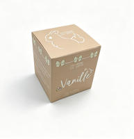 Caja de Cartón Pequeña Reciclable con Logotipo Personalizado al por Mayor, Caja de Regalo para Velas, Caja de Almacenamiento con Logotipo