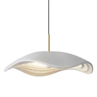 Lustre de chevet moderne de luxe 2023, design simple et créatif, lumière rouge, petit modèle noir et blanc, pour chambre principale d'hôtel