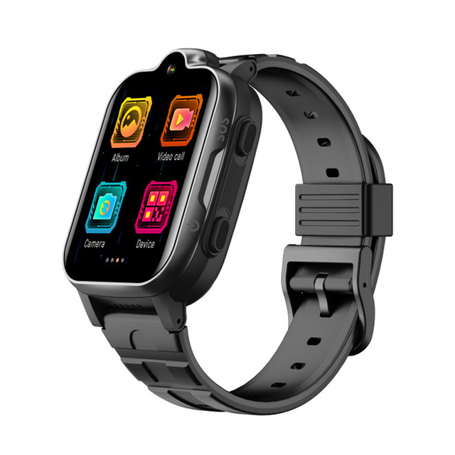 A72 Kids Smart Watch GPS Tracker Wholesale Price 4G LTE Video Chat SOS Camera Alarm Metal Case Square Shape Compass Answer Call