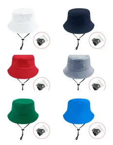 Fabbrica all'ingrosso di alta qualità Custom di cotone per uomini e donne di moda per adulti cappelli da pescatore