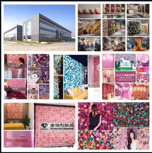 RHD Bola de <span class=keywords><strong>Flores</strong></span> Artificiales de Rosa y Anémona, Centro de Mesa para Bodas, Arreglo de <span class=keywords><strong>Flores</strong></span> de Seda para el Pasillo y Decoración de Mesas de Boda - Product Image 6