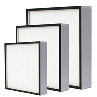 Nuevo Filtro de Aire Plegable HEPA H13/H14 de Alta Eficiencia con Tamaño Personalizado para Purificadores de Aire y Sistemas HVAC