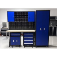 Établi d'usine JZD Table modulaire combinaison Garage banc de rangement avec boîte à outils armoire de rangement d'outils