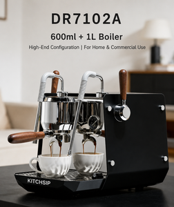 Semi-<b>Automatic</b> Espresso <b>Machine</b> 15 Bar Stainless Steel <b>Coffee</b> Maker with Dual Group Head and 2800W Power for Home & Commercial U - Product Image 6