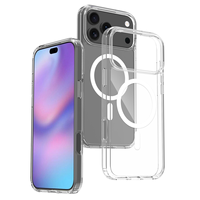 Housse anti-chute magnétique à haute transparence invisible pour iPhone 17 Pro Max et iPhone 16 Air étui pour téléphone portable