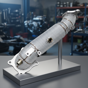 Downpipe Turbo Personalizzato per <span class=keywords><strong>Honda</strong></span> CIVIC <span class=keywords><strong>Type</strong></span> <span class=keywords><strong>R</strong></span>/<span class=keywords><strong>Type</strong></span>-<span class=keywords><strong>R</strong></span> FK8 FL5 2.0T 2015-2023, Tubi di Scarico Dritti Disponibili in Stock - Product Image 1