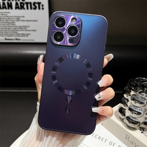 Nueva Funda Protectora para Cámara con Cargador Inalámbrico, Funda de Vidrio Ag Silicona Mate para iPhone 15 14 13 12 11 Pro Max - Product Image 4