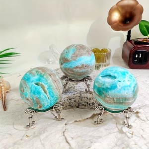 Venta al por Mayor de Esferas de Hemimorfita Natural Pulida, Cristal Curativo para Decoración del Hogar y Regalos Navideños - Product Image 4