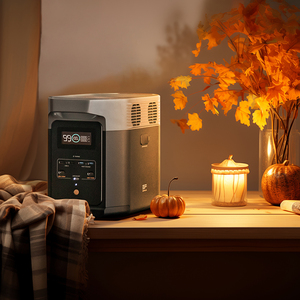 DELTA2 + 500W conduite charge rapide 1024Wh li-polymère charge rapide Interface USB matière plastique <span class=keywords><strong>1200W</strong></span> puissance de sortie avec prise - Product Image 4