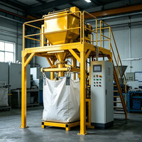 Ensacheuse semi-automatique pour granulés et sable en big bags avec PLC, équipement d'ensachage de sable et de ciment