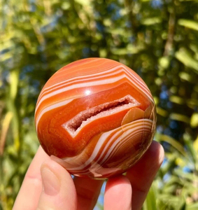 Esfera de Ágata Cornalina Roja Natural al por Mayor, Bola Decorativa de Piedra Curativa de Cristal Pulido, Esfera de Sardónix Roja - Product Image 1