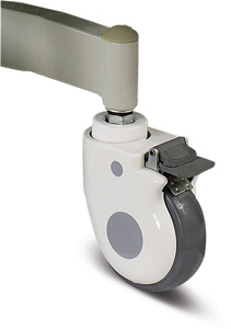 Lit d'hôpital manuel à deux fonctions, vente directe d'usine, <span class=keywords><strong>avec</strong></span> tête de lit et pied de lit en ABS et barre latérale en alliage d'aluminium - Product Image 4