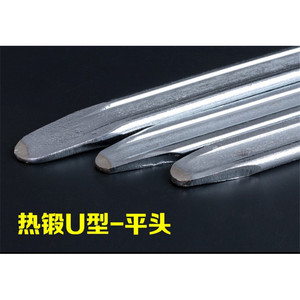 Palanca de Desmontaje Galvanizada de Acero al Manganeso 45 con Extremo Plano, Herramienta para Reparación de Automóviles y Cambio de Neumáticos - Product Image 2