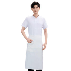 เสื้อเชฟแขนสั้นทำจากผ้าระบายอากาศได้ดีแจ็คเก็ตสำหรับทำอาหารร้านอาหารเครื่องแบบพ่อครัวสำหรับทุกเพศ - Product Image 6