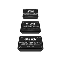 Hi-Link URB2424ZP-10WR3 10W DC-DC Modul Daya Terisolasi 9-36V Input Lebar 1500VDC Isolasi SIP8 Konverter Kelas Industri