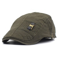 BBESTELLA, Boina informal de algodón para hombre, gorra Newboy, gorra plana con visera para conducir Golf, gorra plana para uso diario de adultos al aire libre, sombrero de hiedra