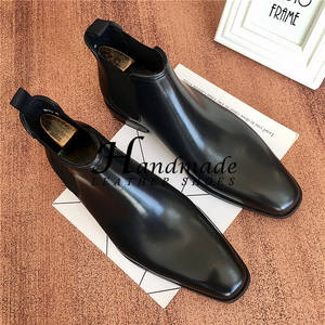 Zapatos de cuero de alta gama hechos a mano con punta en pico, de cuero genuino para hombre, con diseño de brocado tallado, zapatos Oxford formales de negocios. - Product Image 6