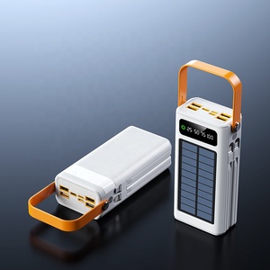 Solar <strong>Power</strong> <strong>Bank</strong> with Flashlight and Cables 30000mah Powerbank 50000mAh Solar Charger 60000mah Solar <strong>Power</strong> <strong>Banks</strong> for Phones - Product Image 4