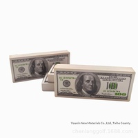 Balle anti-stress en PU motif billet de banque, jouet rebondissant original et populaire pour adultes, pour soulager le stress