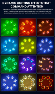 Faro mobile a LED da 320W per illuminazione scenica, attrezzatura per DJ, feste ed eventi - Product Image 5