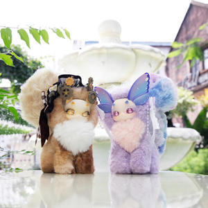 Figurine en peluche chat dragon de deuxième génération Créature fantastique à la mode de la série Magic Academy Boîtes mystères - Product Image 4