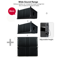 DTL110 Scène Concert DSP Subwoofer 18 Pouces Haut-Parleur Actif 10 Pouces Flight Case Tuning Ordinateur Professionnel Passif Line Array