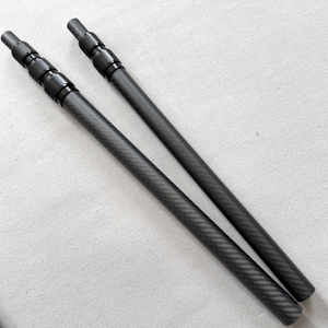 Poteau télescopique en Fiber de carbone pur Clean Skate Paddle <span class=keywords><strong>Kyak</strong></span> 5 Pôles Busher Rhs Stick Up Pince à peinture 25Mm Raccords 10 Pickup - Product Image 6