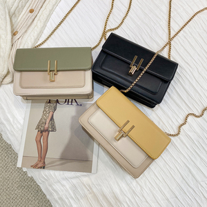 Couleur coordonnée femmes sacs 2025 nouveau Style décontracté sac à bandoulière Chic chaîne sangle sac à bandoulière en Stock pour la vente en gros - Product Image 5