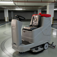 Nettoyeur de sols et balayeuse de voirie électrique industrielle et commerciale, autoportée, à moteur, nouvelle génération, haute efficacité