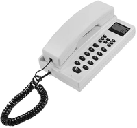 Interphone audio sans fil 433 MHz longue portée avec écran tactile 7 pouces et batteries intégrées pour bureau, hôtel et maison