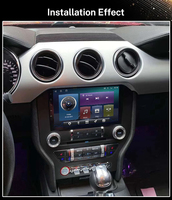 9 ''Android voiture lecteur DVD écran tactile Radio stéréo voiture Audio vidéo GPS Navigation pour Ford Mustang 2015 2016 2017 2018 ~ 2020