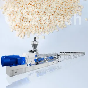 Corn Starch Biodegradable Twin Screw Extruder Plastic Pellet Machine PLA PBAT Granules Granulator Machine