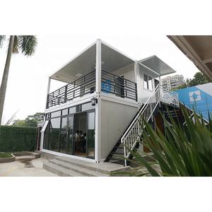 Vendita Diretta Fabbrica Stile di Tendenza <span class=keywords><strong>Bungalow</strong></span> Modulare Duplex a Due Piani da 40 Piedi Case Container <span class=keywords><strong>con</strong></span> Bagno e Cucina Antiumidità e Toilette - Product Image 1