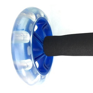 Appareil d'exercice abdominal double pour la maison, équipement de fitness stable pour entraînement du tronc, poignées antidérapantes, roue AB <span class=keywords><strong>Roller</strong></span> - Product Image 6