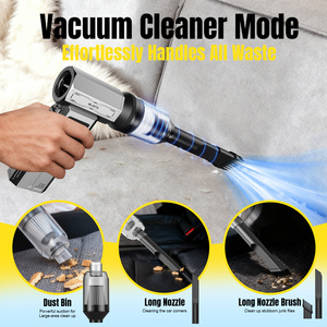 Ventilador Turbo Portátil Eléctrico Recargable con Motor sin Escobillas Profesional, Aspiradora de Coche Inalámbrica, Soplador de Aire con Presión de Viento de 140g para Teclado - Product Image 5