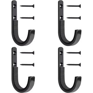 Ganchos de Acero Inoxidable Resistentes para Montaje en Pared, Acolchado Suave, Duraderos, No Impermeables, Solución de Exhibición de Equipos para Todas las Estaciones - Product Image 2