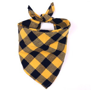 Vente en gros, écharpe pour chien en coton 100% à carreaux, produit pour chien personnalisé - Product Image 4