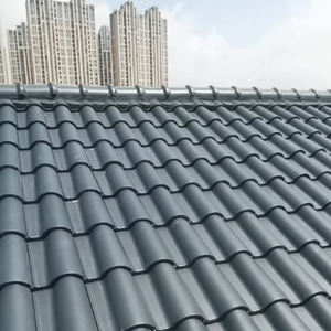 Bahan atap dapat disesuaikan lembar bahan atap instalasi mudah unik ubin atap gaya Romawi - Product Image 1