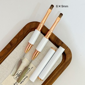 Brosse à ongles double tête très vendue, manche en métal, matériau en cuivre de haute qualité, brosse à ongles de qualité supérieure - Product Image 3