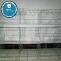 Haiti – Cages et enclos à lapins en treillis soudé, 12 pièces, pour clôture de ferme (Usine de Guangzhou)