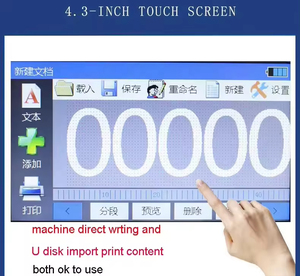 T50 cầm tay máy in phun với grip đa ngôn ngữ nhanh chóng làm khô không mã hóa mực cho văn bản mã QR số lô - Product Image 6