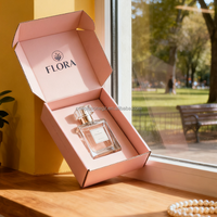 Boîte en carton ondulé personnalisée avec laminage mat et gaufrage, double face, épaisseur 2 mm, recyclable, logo personnalisé pour parfum