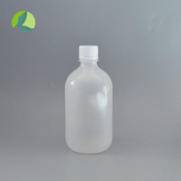 Bouteille en plastique résistant aux hautes températures bouteille en plastique stérile 500ml blanc semi-perméable bouchon à vis PP bouteille