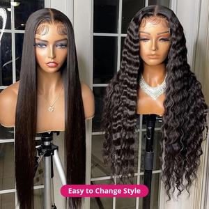Glueless Bone Straight Lace Front <b>Wigs</b> Human Hair Lace Front Brazilian Human Hair Hd Transparent Lace Front <b>Wigs</b> for Black <b>Women</b> - Product Image 6