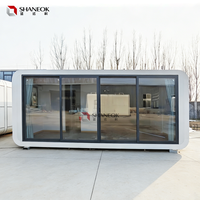 Conteneur Capsule Spatiale 20Ft 40Ft, Cabine Apple de Luxe Démontable, Maison Préfabriquée, Hébergement Extérieur à Panneaux Sandwich