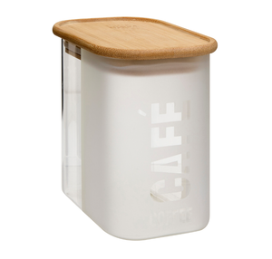 Frasco para <span class=keywords><strong>Caf</strong></span>é de Vidrio y Bambú - Product Image 1