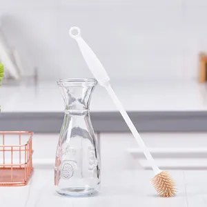 2023 New Design Home Kitchen Sink Silicone Bottle Cleaning Brush Rubber Glass Water Cleaning Wine Glass Brush