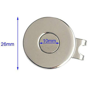 Offre Spéciale : Marqueur de balle de golf en forme de casque de chantier, clip personnalisable avec logo, accessoires de golf en métal - Product Image 6